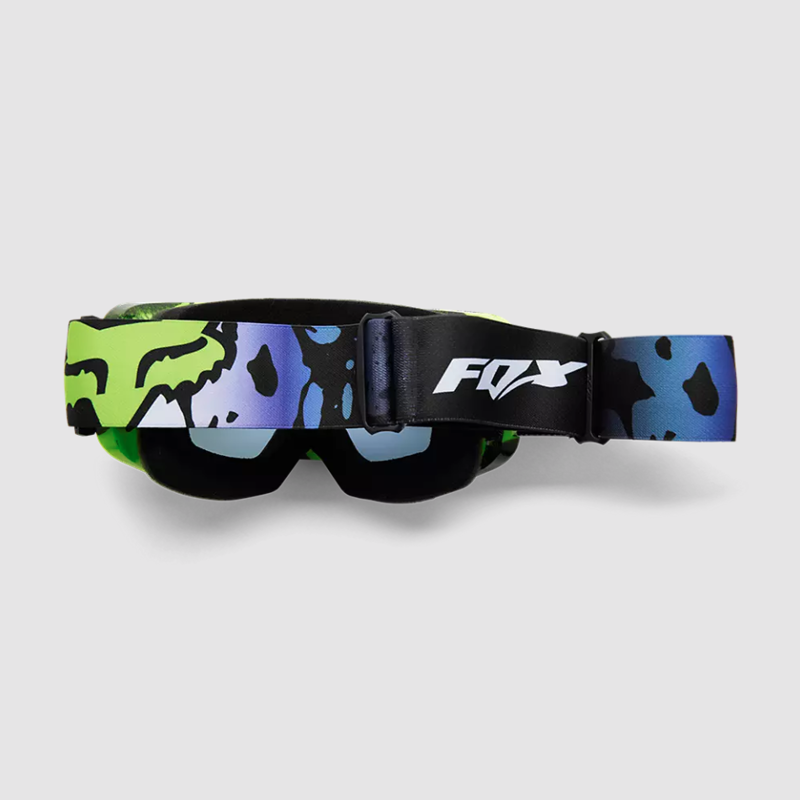 Fox Racing Main Morphic Smoke Lens Goggles in Black/Yellow-2